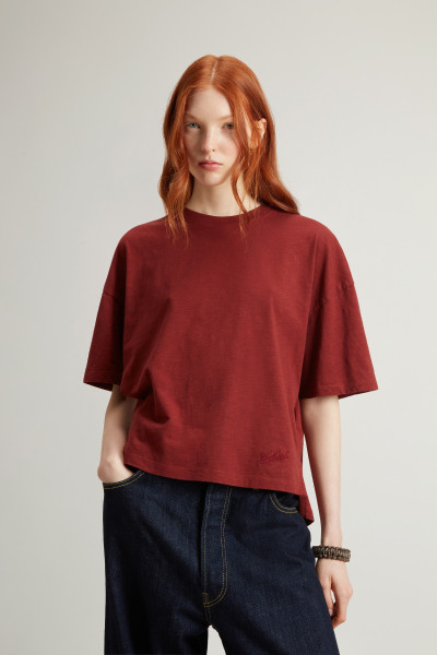TRIČKO WOOLRICH SLUB COTTON TEE - Fotografia č. 1