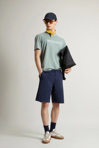 TRIČKO WOOLRICH LIGHT GARMENT DYED T-SHIRT - Fotografia č. 2