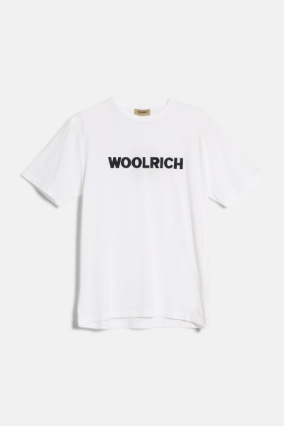 TRIČKO WOOLRICH EMBROIDERED LOGO T-SHIRT - Fotografie č. 1