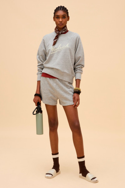 MELEGÍTŐFELSŐ WOOLRICH MOULINE' FLEECE CREWNECK - Kép 9