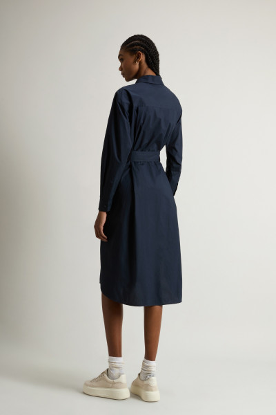 RUHA WOOLRICH BELTED SHIRT DRESS - Kép 3