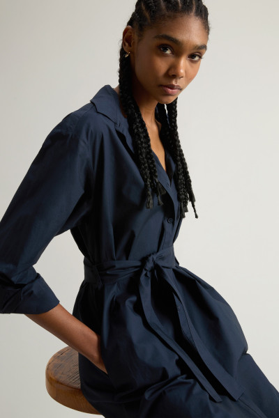 RUHA WOOLRICH BELTED SHIRT DRESS - Kép 4