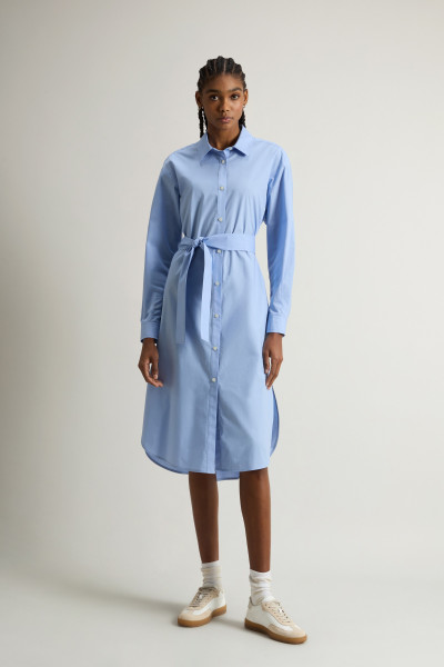RUHA WOOLRICH BELTED SHIRT DRESS - Kép 1
