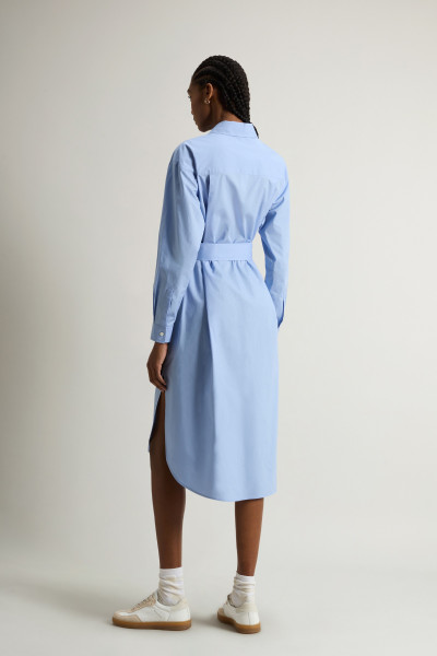 RUHA WOOLRICH BELTED SHIRT DRESS - Kép 3