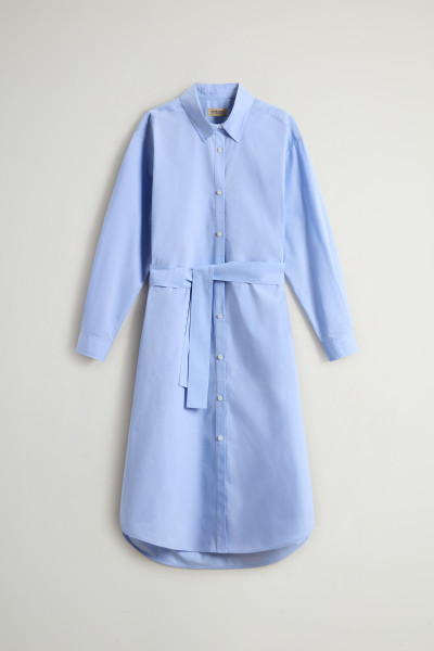 RUHA WOOLRICH BELTED SHIRT DRESS - Kép 5
