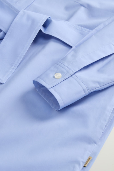 RUHA WOOLRICH BELTED SHIRT DRESS - Kép 7