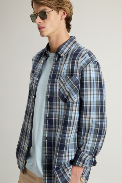 KOŠILE WOOLRICH MADRAS SHIRT - Fotografie č. 4