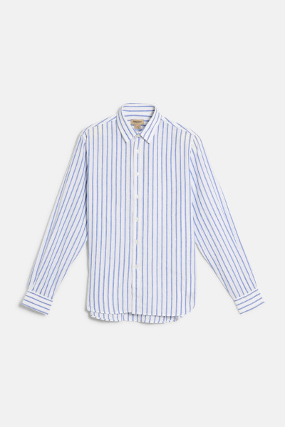 KOŠILE WOOLRICH COTTON LINEN SHIRT - Fotografie č. 1