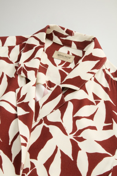 ŠATY WOOLRICH PRINTED FLUID DRESS - Fotografie č. 6
