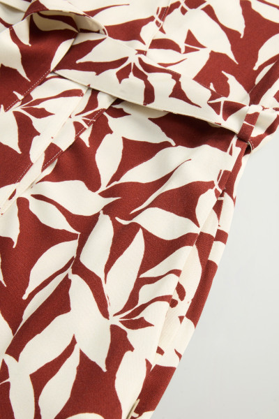 ŠATY WOOLRICH PRINTED FLUID DRESS - Fotografie č. 7