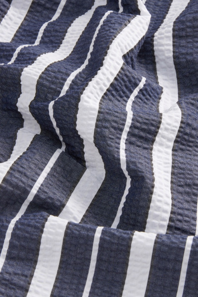 ŠATY WOOLRICH STRIPED COTTON BELTED DRESS - Fotografie č. 8