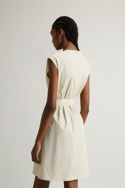 RUHA WOOLRICH POPLIN BELTED DRESS - Kép 3