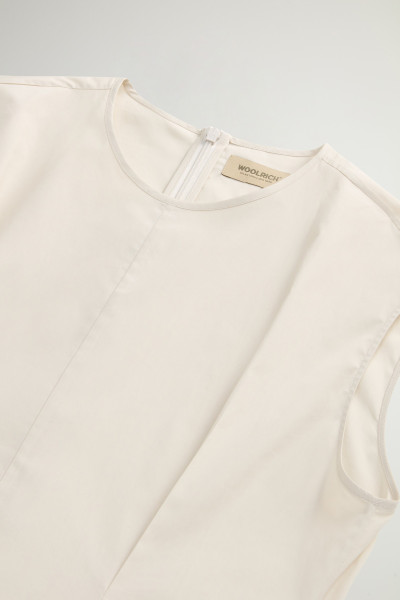 RUHA WOOLRICH POPLIN BELTED DRESS - Kép 6