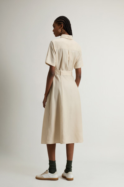 ŠATY WOOLRICH LONG FLUID DRESS - Fotografia č. 3