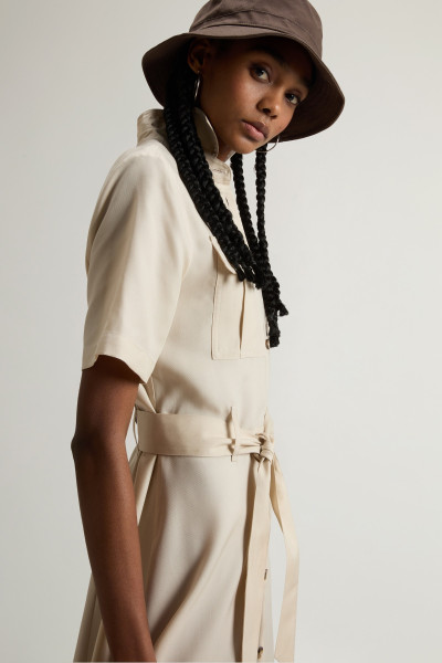 ŠATY WOOLRICH LONG FLUID DRESS - Fotografia č. 4