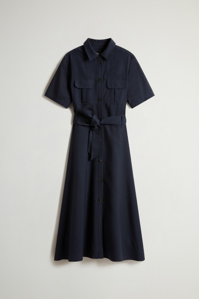 ŠATY WOOLRICH LONG FLUID DRESS - Fotografia č. 5