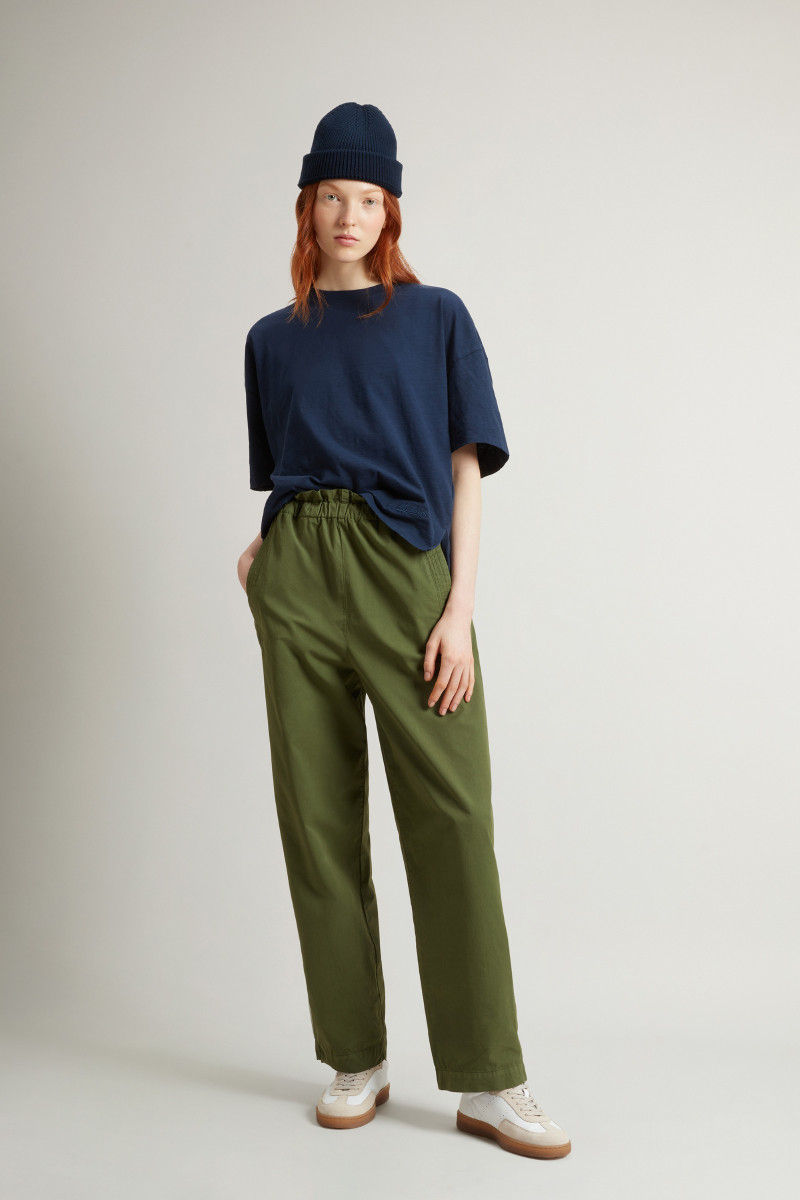 Nohavice Woolrich Drawstring Pant Cypress
