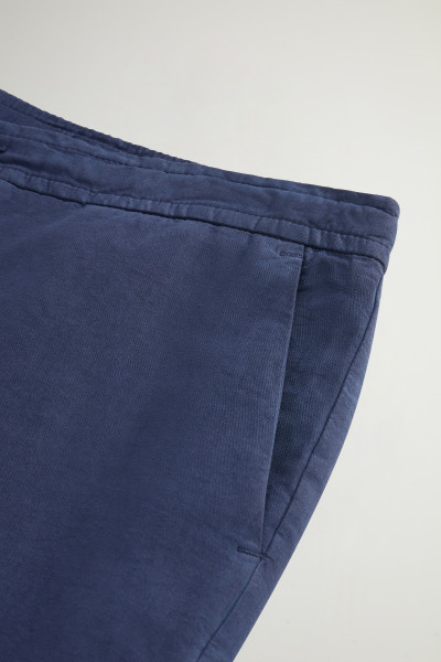 KALHOTY WOOLRICH LINEN BLEND PANTS - Fotografie č. 6