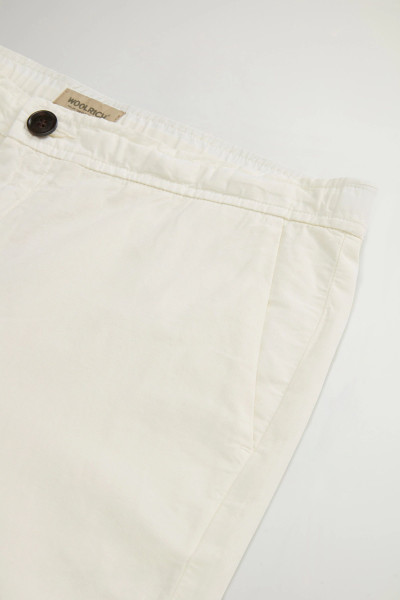 KALHOTY WOOLRICH LINEN BLEND PANTS - Fotografie č. 6
