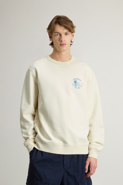 MIKINA WOOLRICH GRAPHIC CREWNECK - Fotografie č. 1