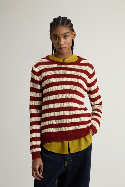 PULÓVER WOOLRICH BOXY CREWNECK - Kép 1