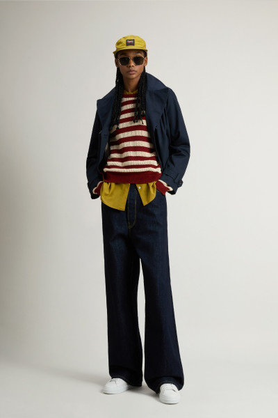 PULÓVER WOOLRICH BOXY CREWNECK - Kép 2
