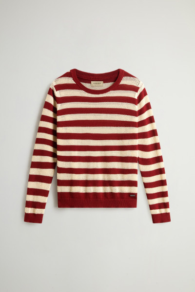 PULÓVER WOOLRICH BOXY CREWNECK - Kép 5