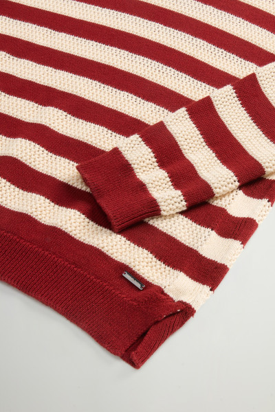 PULÓVER WOOLRICH BOXY CREWNECK - Kép 7
