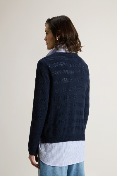 PULÓVER WOOLRICH BOXY CREWNECK - Kép 3