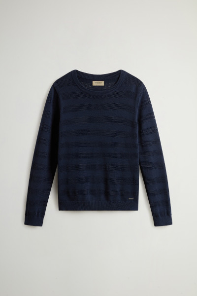 PULÓVER WOOLRICH BOXY CREWNECK - Kép 5