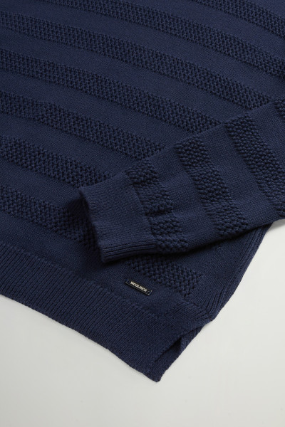 PULÓVER WOOLRICH BOXY CREWNECK - Kép 7