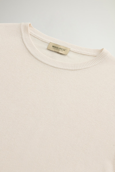 PULÓVER WOOLRICH SHEER CREW KNIT - Kép 6