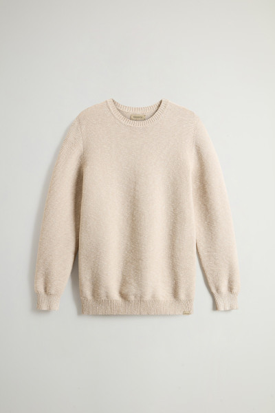 PULÓVER WOOLRICH MARLED CREWNECK - Kép 5