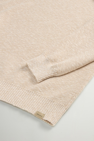 PULÓVER WOOLRICH MARLED CREWNECK - Kép 6