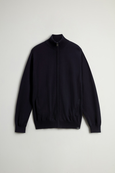 SVETER WOOLRICH FULL-ZIP COTTON CARDIGAN - Fotografia č. 1