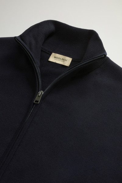 SVETER WOOLRICH FULL-ZIP COTTON CARDIGAN - Fotografia č. 2