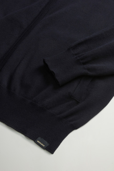 SVETER WOOLRICH FULL-ZIP COTTON CARDIGAN - Fotografia č. 3