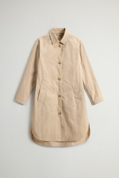 KABÁT WOOLRICH COTTON BLEND COAT - Kép 5