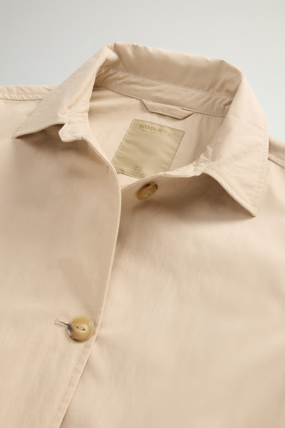 KABÁT WOOLRICH COTTON BLEND COAT - Kép 6