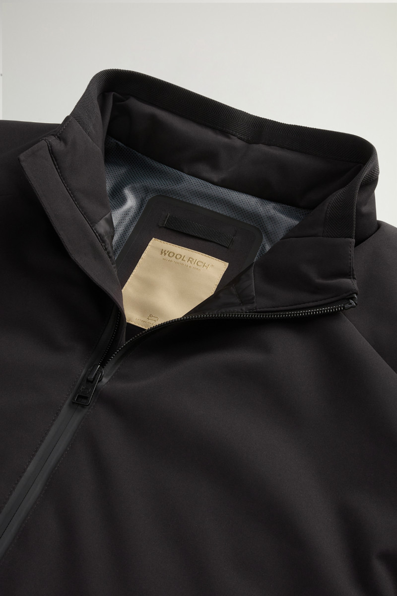 Bunda Woolrich Sailing Two Layers Bomber Black