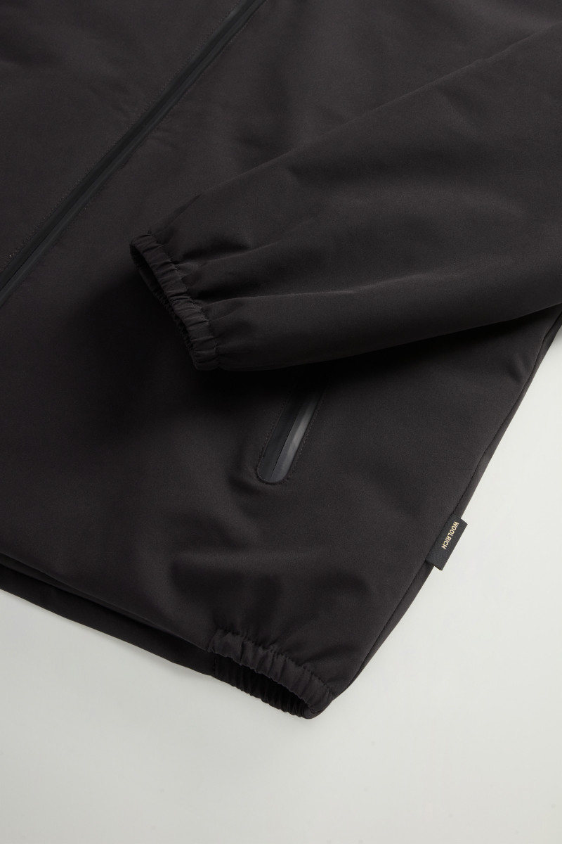 Bunda Woolrich Sailing Two Layers Bomber Black