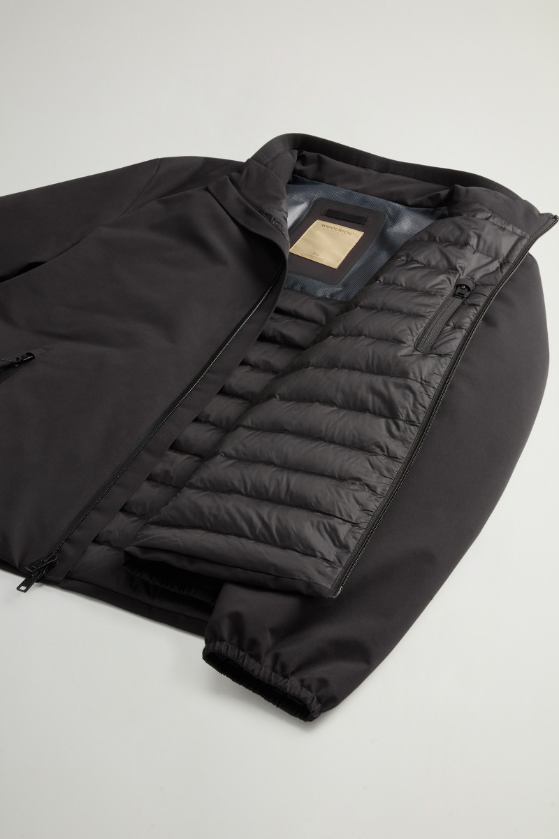 Bunda Woolrich Sailing Two Layers Bomber Black