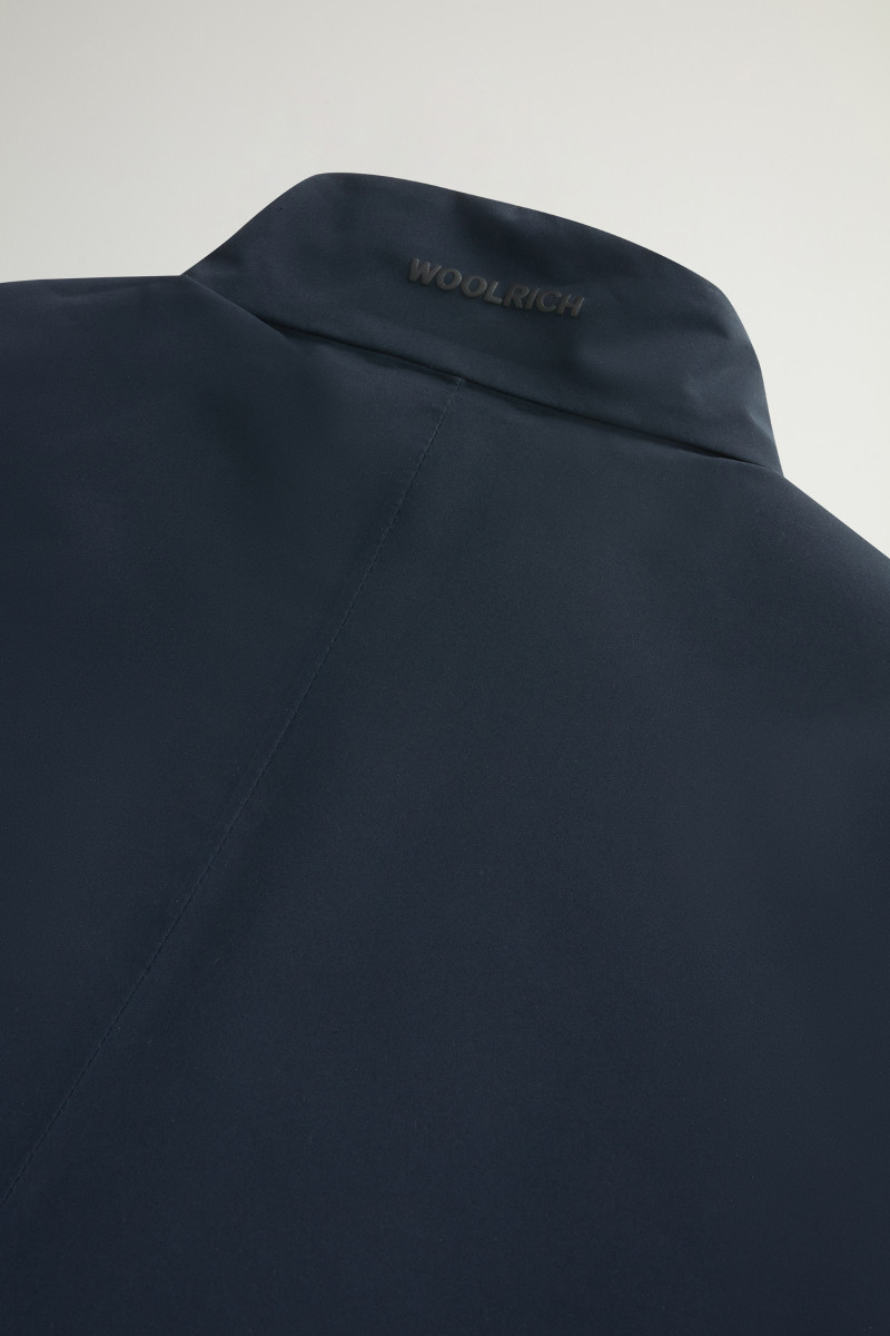 Kabát Woolrich Two Layers 2In1 Carcoat Melton Blue