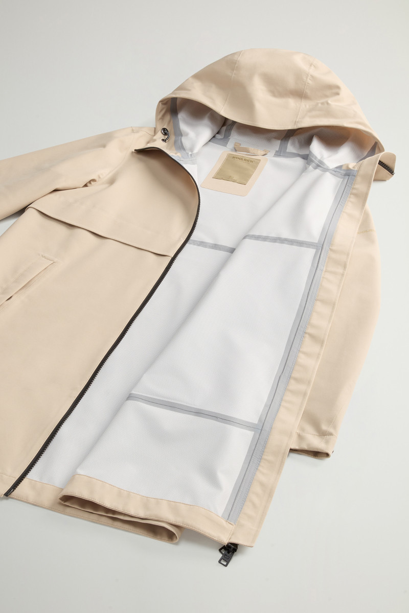 Kabát Woolrich Light Stretch Parka White Pepper