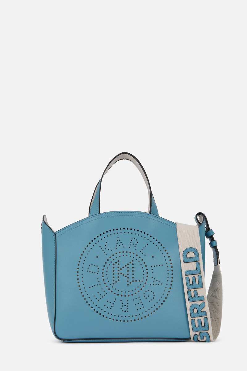Kabelka Karl Lagerfeld K/Circle Sm Tote Perforated Dark Still Water