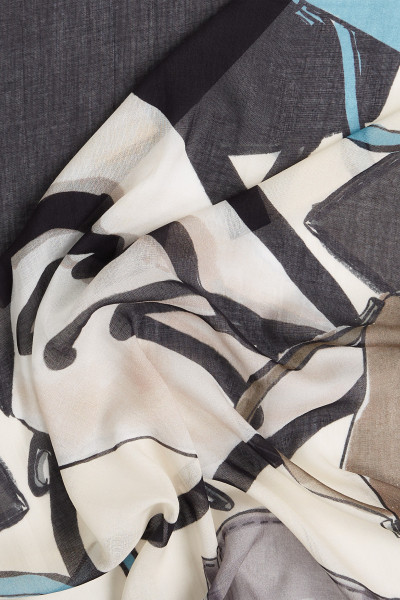 ŠÁTEK KARL LAGERFELD K/SIGNATURE BAGS SCARF - Fotografie č. 4