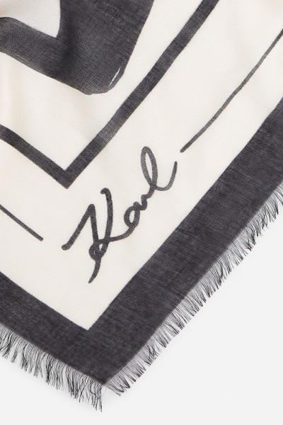 ŠÁTEK KARL LAGERFELD K/SIGNATURE BAGS SCARF - Fotografie č. 5