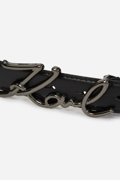 OPASEK KARL LAGERFELD K/SIGNATURE H2.5 BELT - Fotografie č. 5