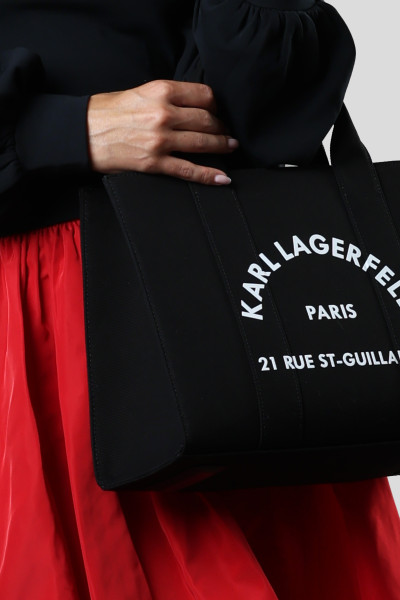 RETIKÜL KARL LAGERFELD K/RSG SQUARE MEDIUM TOTE - Kép 3
