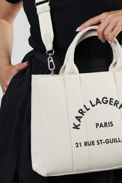 KABELKA KARL LAGERFELD K/RSG SQUARE MEDIUM TOTE - Fotografie č. 3